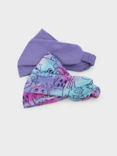 Косынка трикотажная для девочек, 2 шт в комплекте