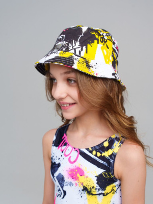 Панама текстильная для девочек