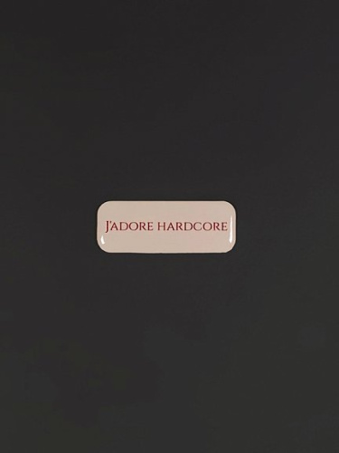 Стикер объемный "J'adore Hardcore"