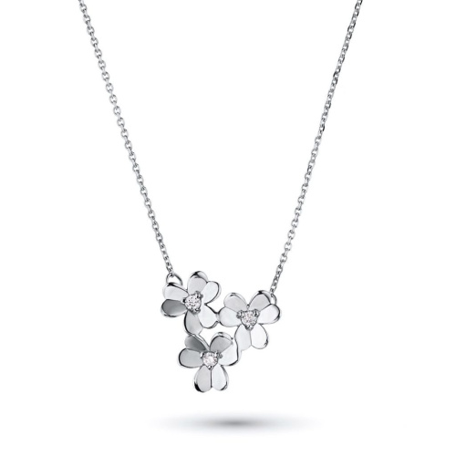 Колье из серебра с бриллиантами э0601кл03185300