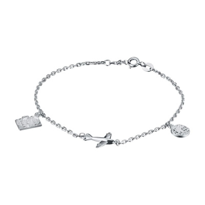 Браслет из серебра с бриллиантами э0601бр04202971