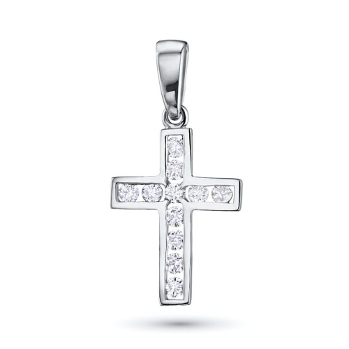 Подвеска из белого золота с бриллиантами э4001пд05163200