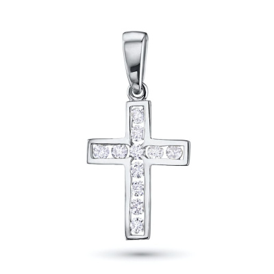 Подвеска из белого золота с бриллиантами э4001пд05163200