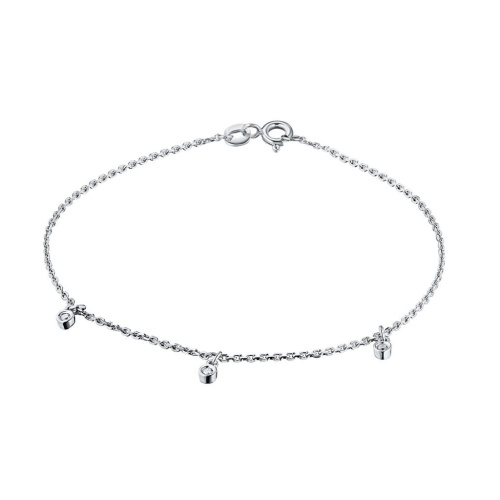 Браслет из серебра с бриллиантами э0601бр05180300