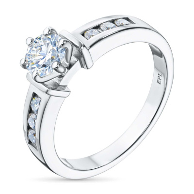 Кольцо из белого золота э0912кц08151700_white