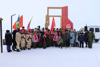 Чукотка передала Якутии Арктическую эстафету Победы / ЯСИА   