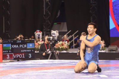 Якутский борец Константин Капрынов завоевал серебряную медаль Ярыгинского турнира / Дьулустаан Сергеев   