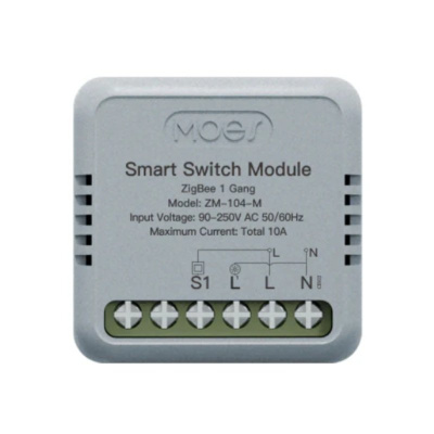 Умное реле Moes ZigBee Smart Switch Module ZM-104-M-MS
