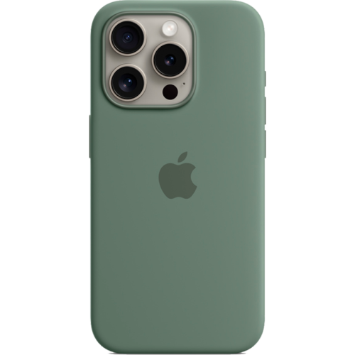 Чехол-крышка Apple Silicone Case with MagSafe для Apple iPhone 15 Pro, силикон, хакки (MT1J3ZM/A)