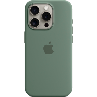 Чехол-крышка Apple Silicone Case with MagSafe для Apple iPhone 15 Pro, силикон, хакки (MT1J3ZM/A)