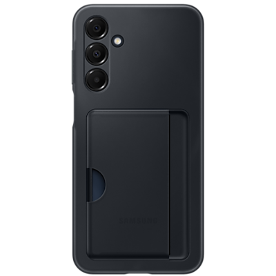 Чехол-крышка Samsung Card Slot Case для Galaxy A16, силикон, черный