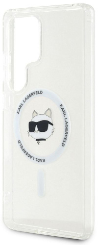 Чехол Karl Lagerfeld NFT Choupette MagSafe для Galaxy S25 Ultra прозрачный