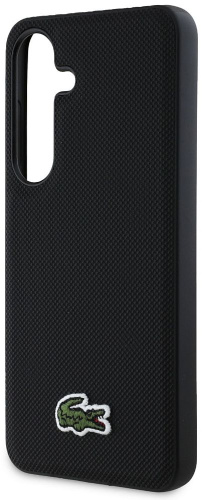 Чехол Lacoste Iconic Woven MagSafe для Galaxy S25+ черный