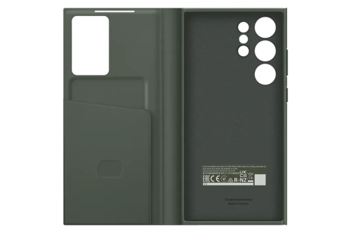 Чехол-книжка Samsung Smart View Wallet Case для Galaxy S23 Ultra поликарбонат (зеленый) (EF-ZS918CGEGWW)