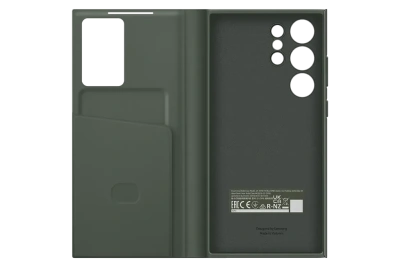 Чехол-книжка Samsung Smart View Wallet Case для Galaxy S23 Ultra поликарбонат (зеленый) (EF-ZS918CGEGWW)