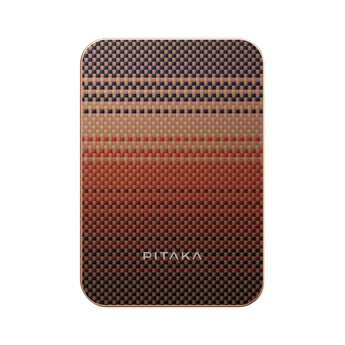 Внешний аккумулятор PITAKA Aramid Fiber Magnetic Power Bank Qi2 5000mAh Sunset
