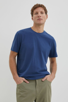 Футболка из хлопка прямого силуэта