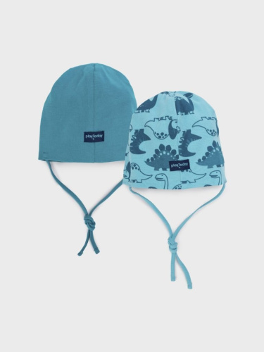 Шапка детская трикотажная для мальчиков, 2 шт в комплекте