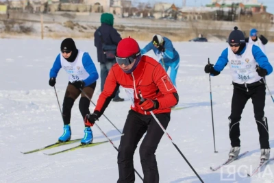 Более 1000 якутян участвуют в лыжной гонке «Лыжня России» в Якутске / Алина Мурукова Якутск Якутск Республика Саха (Якутия)