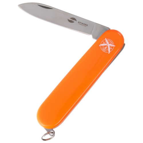 Нож перочинный Stinger 90 мм, 2 функции, оранжевый