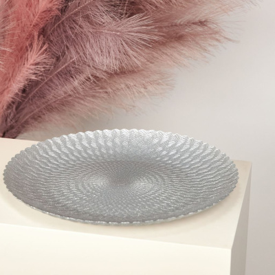 Тарелка Adige silver