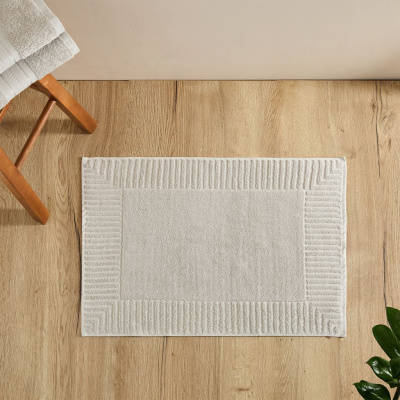 Полотенце махровое Nervato для ног, серое