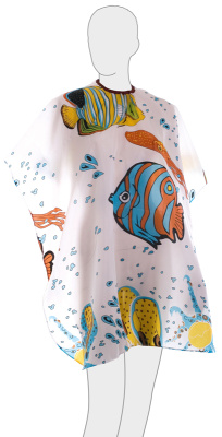 Пеньюар для стрижки "Рыбки" детский DEWAL