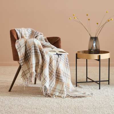 Плед Cellule, бежевый