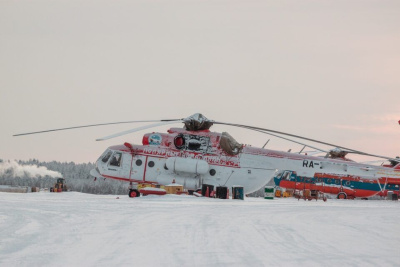 Лопасти двух вертолетов сломались в Тикси во время сильной пурги / Нарыйа Пахомова   