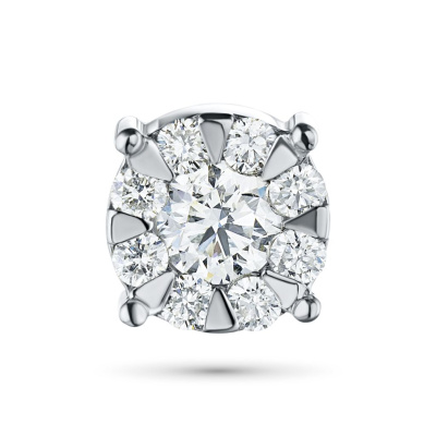 Подвеска из белого золота с бриллиантами э0901пд05153500