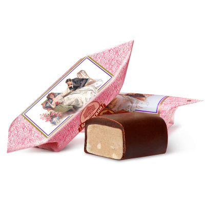 Конфеты Визит с дробленым фундуком, Бабаевские