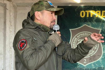 Якутский певец Эрхаан выступил для бойцов в зоне СВО / ЯСИА   