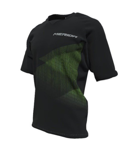 Велоджерси Merida Enduro, короткий рукав, Black/Green, 3275STBLGRXXL (Размер: XXL)