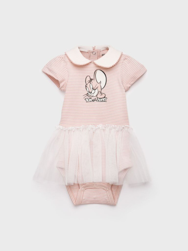 Платье-боди детское трикотажное для девочек