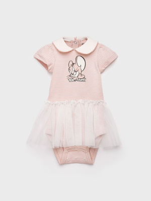 Платье-боди детское трикотажное для девочек