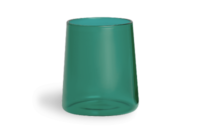 Стаканы сервировочные 4 шт Teal/Бирюзовый изумруд