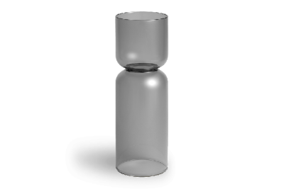 Ваза-подсвечник Transparent Black/Графитово-черный