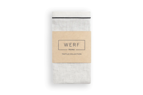 Салфетки молочные с черным кантом