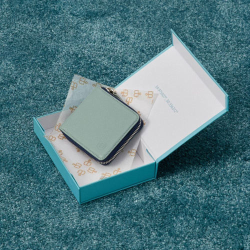 Коробка подарочная Верфь малая голубая 162*125*85