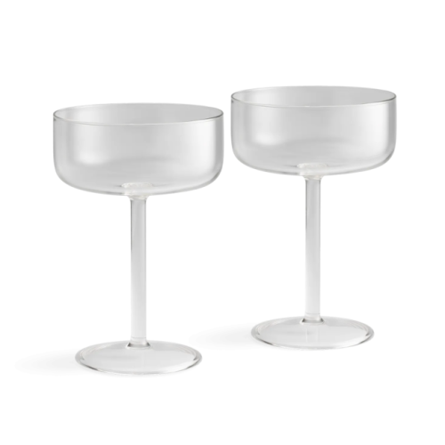 Бокалы для шампанского 2 шт Clear/Прозрачный