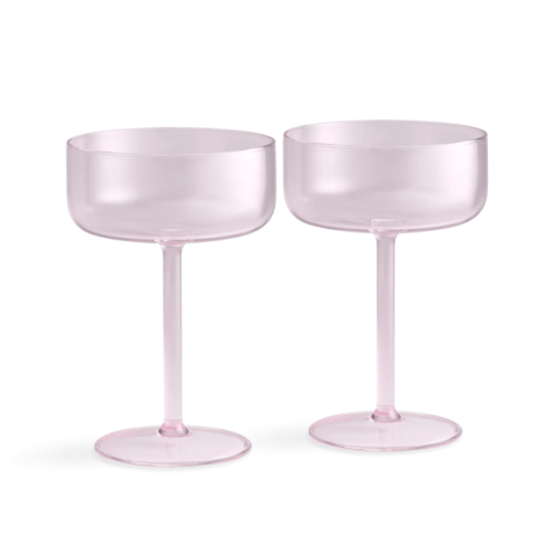 Бокалы для шампанского 2 шт Pink/Японский Розовый