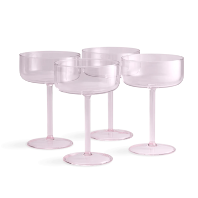 Бокалы для шампанского 4 шт Pink/Японский Розовый