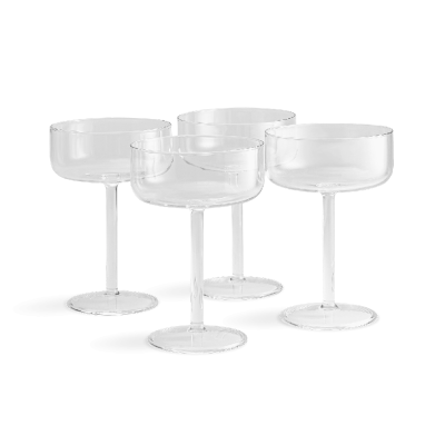 Бокалы для шампанского 4 шт Clear/Прозрачный