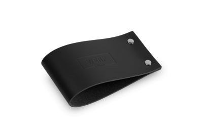 Холдер кожаный для подсвечника "Тепло" S Black