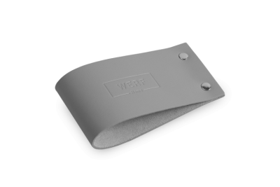 Холдер кожаный для подсвечника "Тепло" S Grey