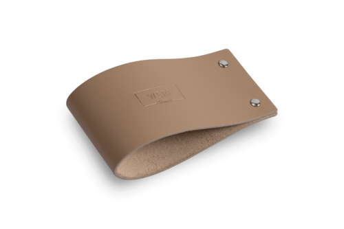 Холдер кожаный для подсвечника "Тепло" Caramel