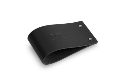 Холдер кожаный для подсвечника "Тепло" Black