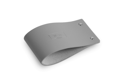 Холдер кожаный для подсвечника "Тепло" Grey