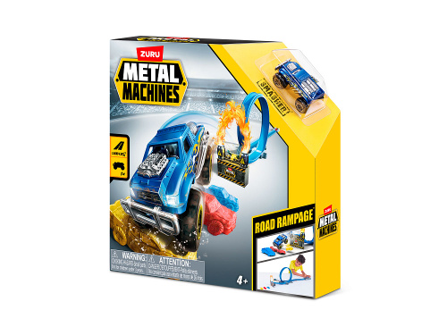 6701 Набор ZURU Metal Machines, трек «Дорожная ярость» с машинкой