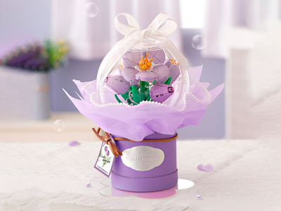 1297_MK Конструктор Сиреневая романтика